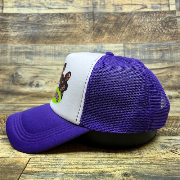 Clueless Unisex Trucker Hat Purple Snapback 1995 Whatever Beverly Hills Ball Cap - Picture 4 of 8